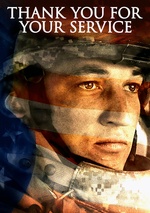 Thank You for Your Service poster
